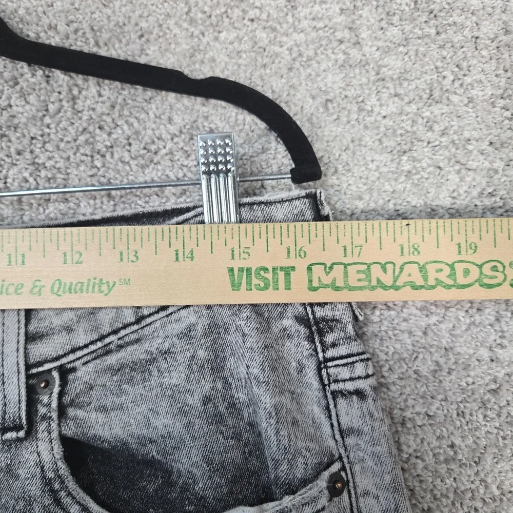 Levi's 569 Jeans Mens 32x30 Gray Acid Wash Relaxed Straight stretch denim